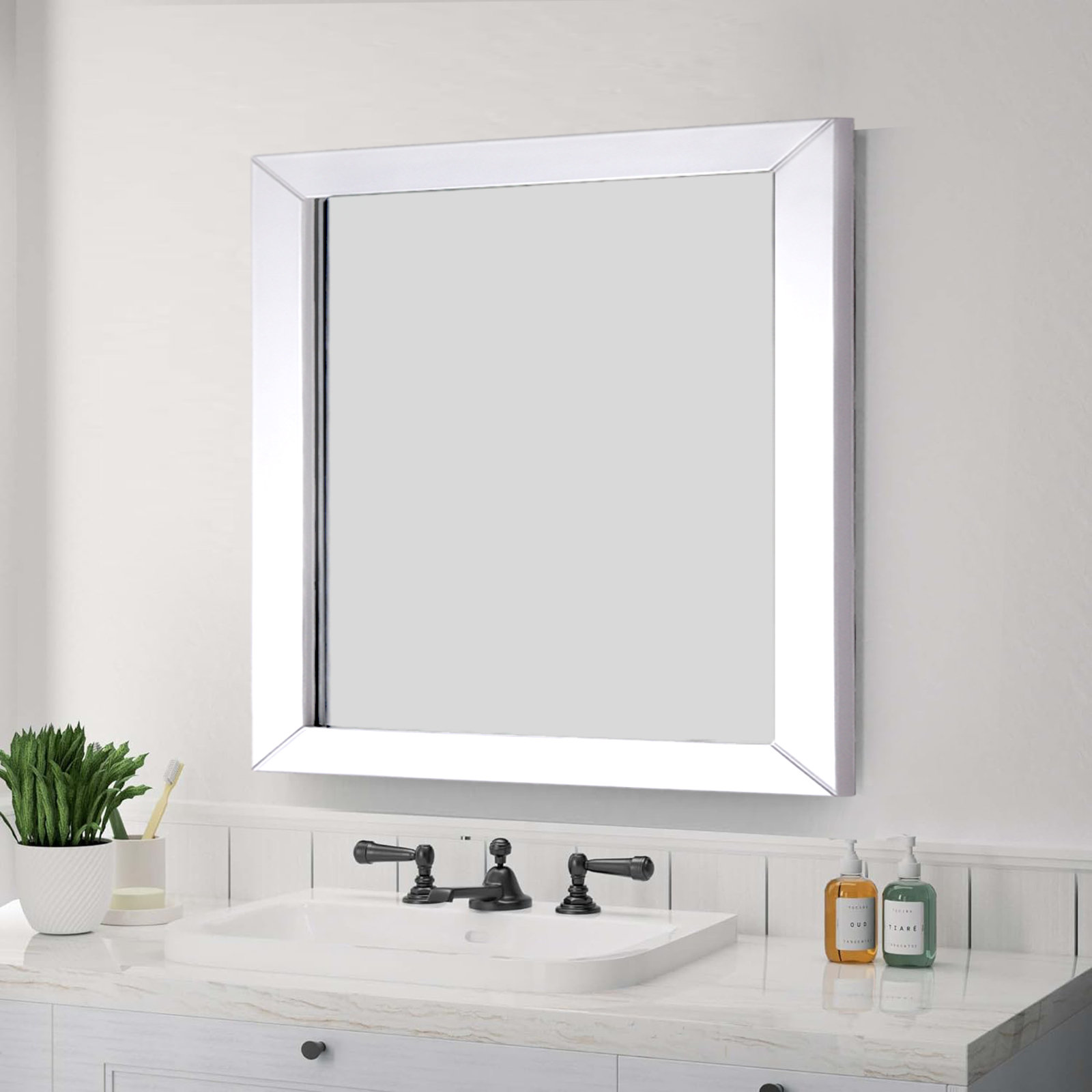 Ebern Designs 36" Wall Mounted Bathroom Vanity Mirror | Wayfair